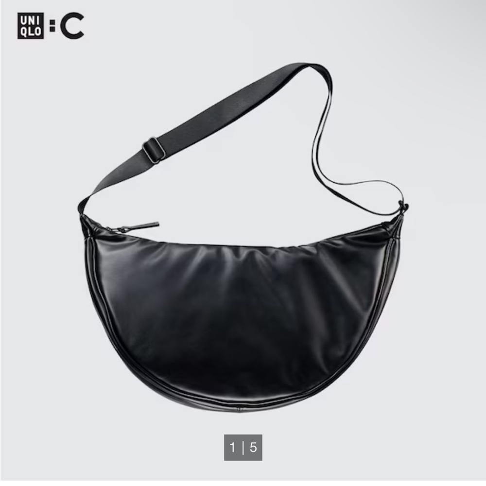 UNIQLO LEATHER MOON BAG (VIRAL)